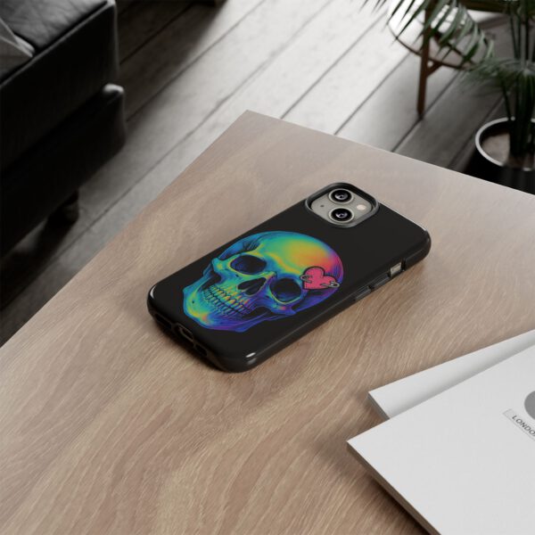 Colorful Skull Phone Case, Gothic Aesthetic Accessory, Unique Gift for Him/Her, Edgy Art Design, Trendy Cell Phone Cover – Bild 20