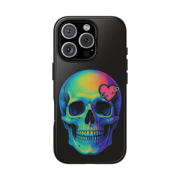 Colorful Skull Phone Case, Gothic Aesthetic Accessory, Unique Gift for Him/Her, Edgy Art Design, Trendy Cell Phone Cover – Bild 89