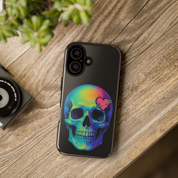 Colorful Skull Phone Case, Gothic Aesthetic Accessory, Unique Gift for Him/Her, Edgy Art Design, Trendy Cell Phone Cover – Bild 76