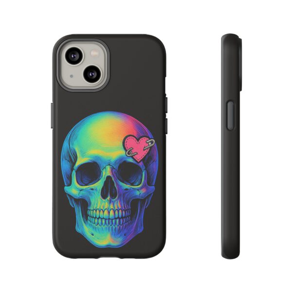 Colorful Skull Phone Case, Gothic Aesthetic Accessory, Unique Gift for Him/Her, Edgy Art Design, Trendy Cell Phone Cover – Bild 21