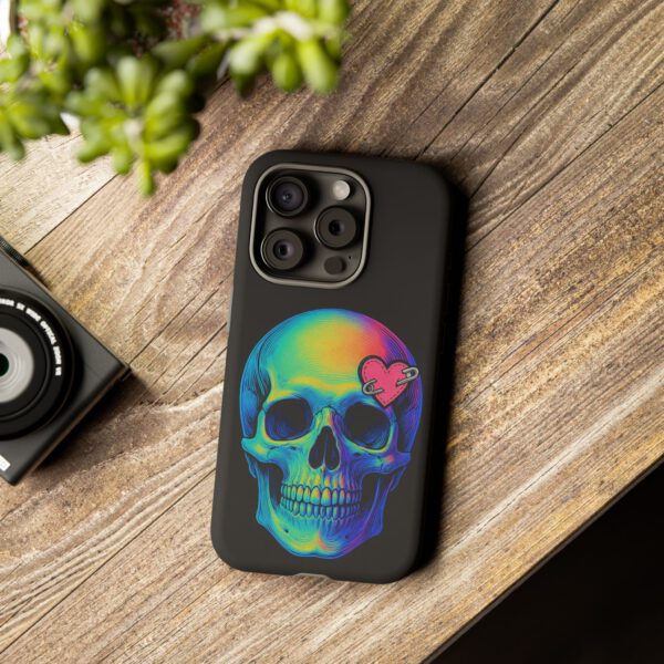 Colorful Skull Phone Case, Gothic Aesthetic Accessory, Unique Gift for Him/Her, Edgy Art Design, Trendy Cell Phone Cover – Bild 66