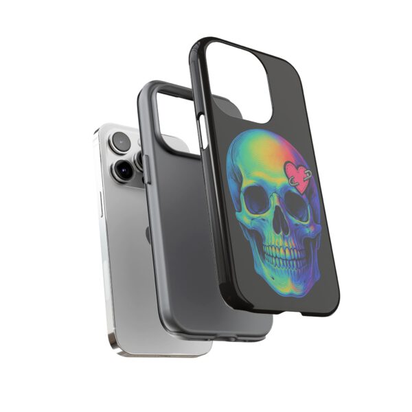Colorful Skull Phone Case, Gothic Aesthetic Accessory, Unique Gift for Him/Her, Edgy Art Design, Trendy Cell Phone Cover – Bild 27