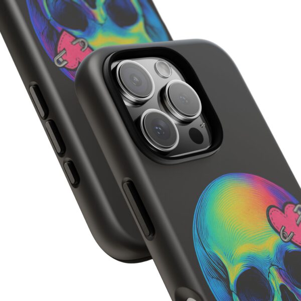 Colorful Skull Phone Case, Gothic Aesthetic Accessory, Unique Gift for Him/Her, Edgy Art Design, Trendy Cell Phone Cover – Bild 94