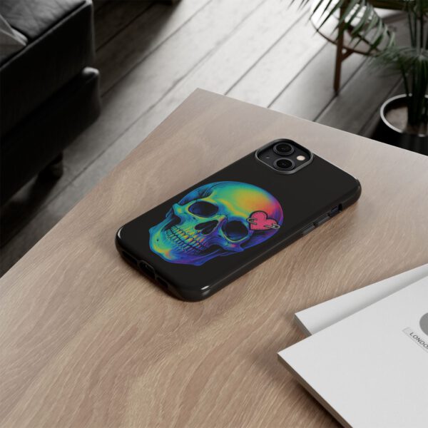 Colorful Skull Phone Case, Gothic Aesthetic Accessory, Unique Gift for Him/Her, Edgy Art Design, Trendy Cell Phone Cover – Bild 36