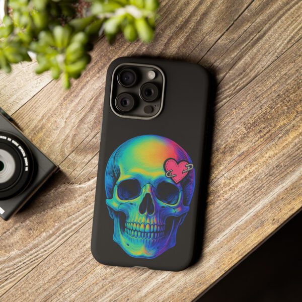 Colorful Skull Phone Case, Gothic Aesthetic Accessory, Unique Gift for Him/Her, Edgy Art Design, Trendy Cell Phone Cover – Bild 72